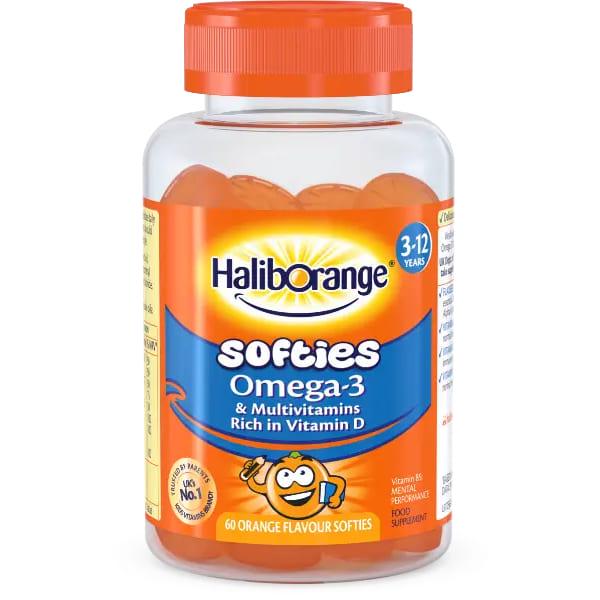 Жирная кислота для детей Haliborange Kids Omega-3 & Multivitamin Orange 60 Gummies (000020719) Жирная кислота для детей Haliborange Kids Omega-3 & Multivitamin Orange 60 Gummies (000020719)