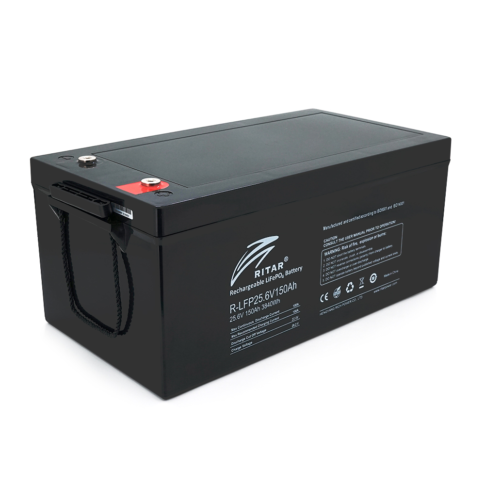 Аккумуляторная батарея lifepo4 Ritar 256v 150ah с bms 522x240x219 мм (YUT_V11504) - фото 1 Аккумуляторная батарея lifepo4 Ritar 256v 150ah с bms 522x240x219 мм (YUT_V11504) - фото 1