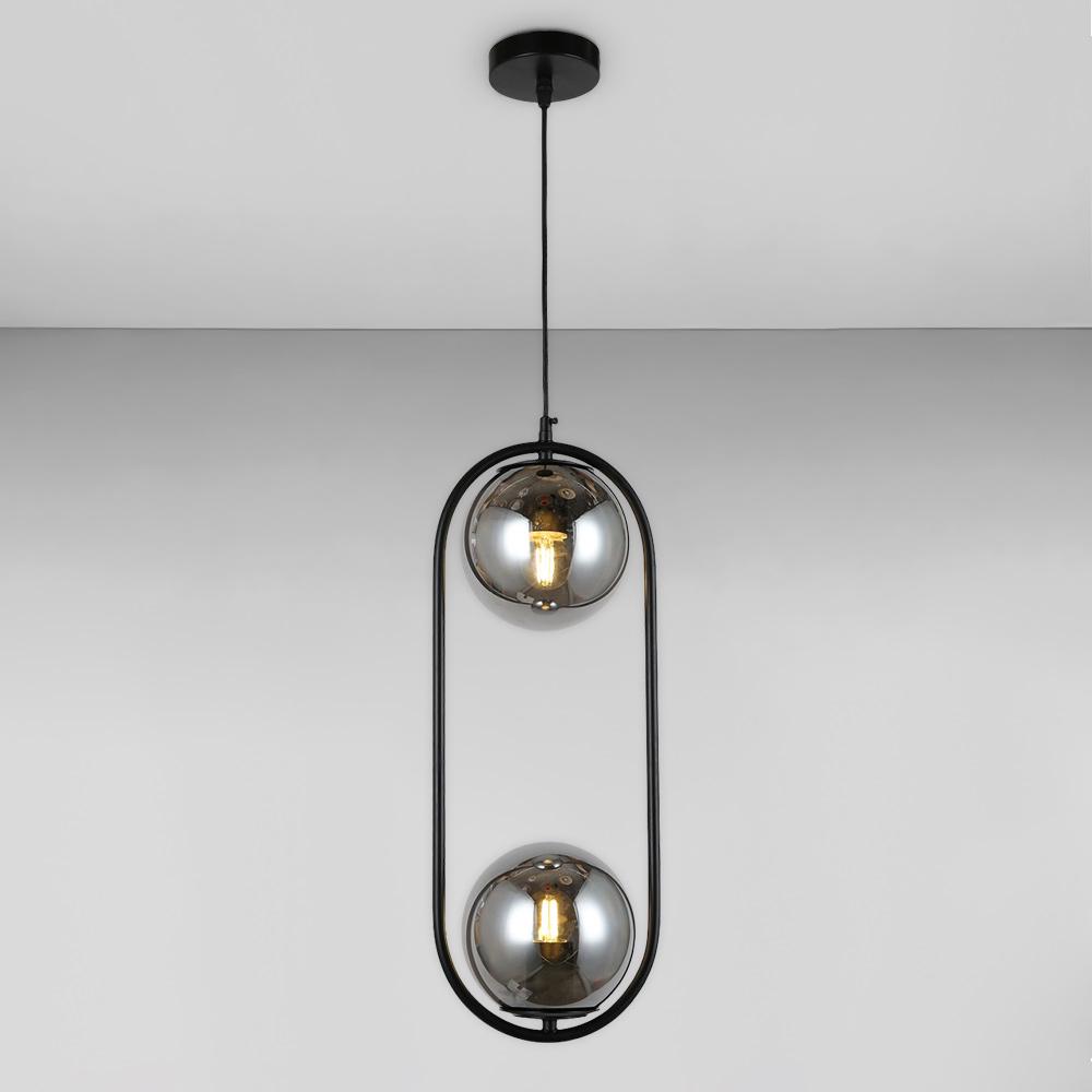 Люстра подвесная шар Light House LS-17189-2 BK/BK Черный