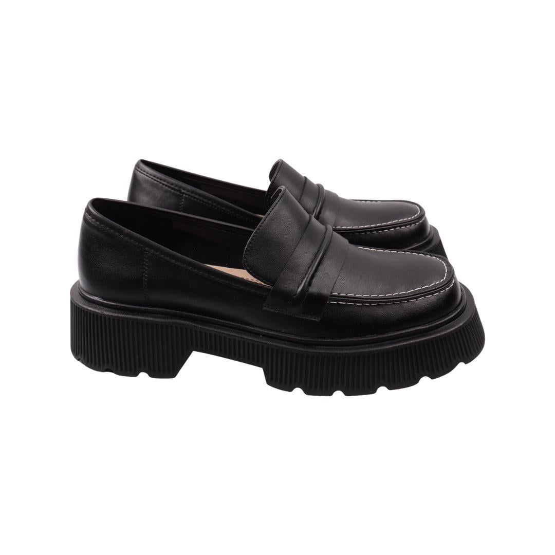 Туфли женские Nina Mosconni из кожи р. 37 Черный (11-21/22DTC)