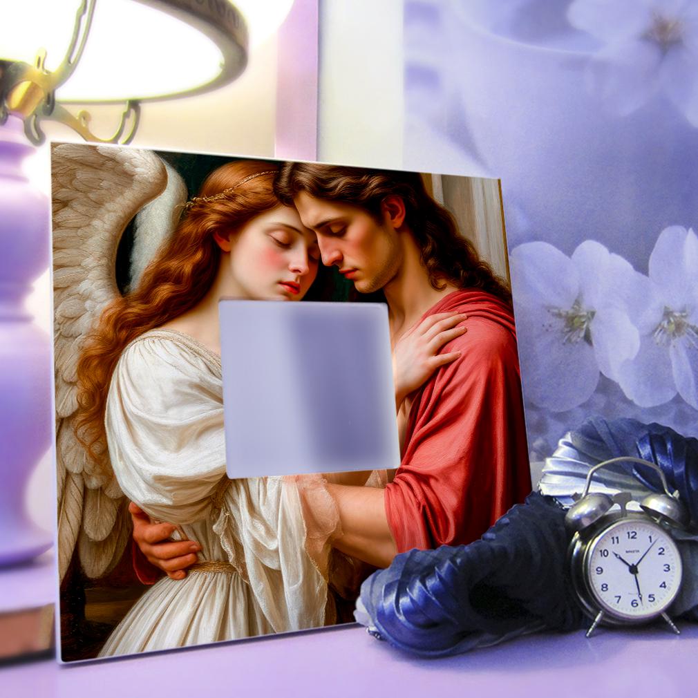 Зеркало декоративное Ангел хранитель 260х260 мм (M04654) - фото 3