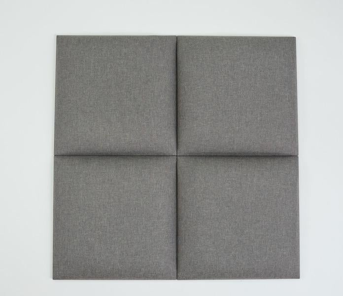 Стеновая панель самоклеящаяся мягкая Soft Pan велюр 30х30х3,7 см матовый Коттон (303006)