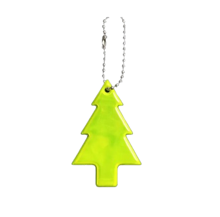 Брелок світловідбиваючий Ялинка 45x65 мм Салатовий (92040/1) - фото 1 Брелок світловідбиваючий Ялинка 45x65 мм Салатовий (92040/1) - фото 1