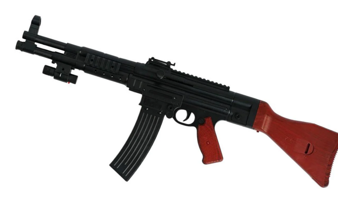 Автомат с лазерным прицелом/съемным прикладом и магазином (127794) Автомат с лазерным прицелом/съемным прикладом и магазином (127794)