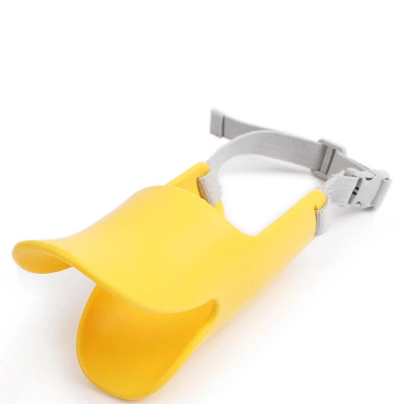 Намордник Утка для собак силиконовый регулируемый с нейлоновым зажимом - фото 4 Намордник Утка для собак силиконовый регулируемый с нейлоновым зажимом - фото 4