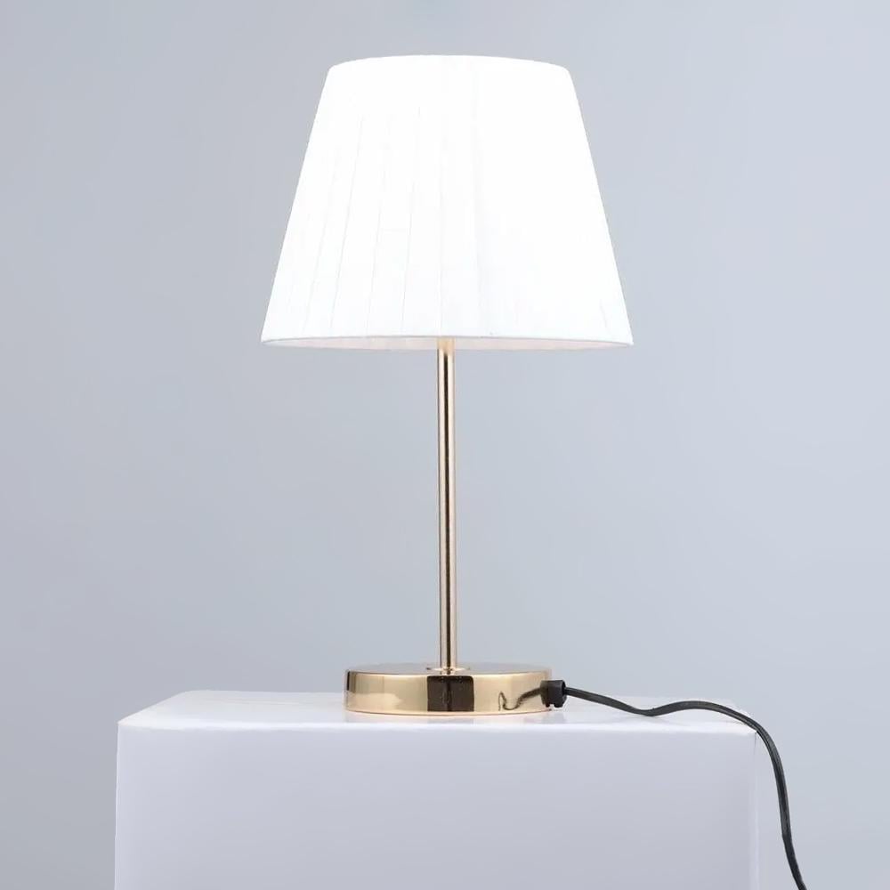 Настольная лампа Light House SR-20100/1T FGD D250хH420 абажур золото Белый