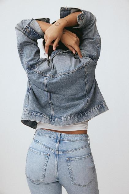 Джинси H&M 1199187П р. 34 Блакитний - фото 5 Джинси H&M 1199187П р. 34 Блакитний - фото 5