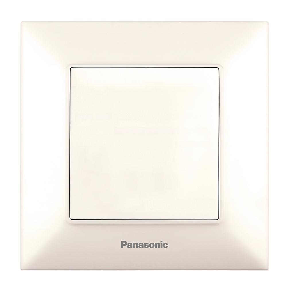 Выключатель Panasonic Arkedia Slim двухполюсный 16 А Кремовый (22881)