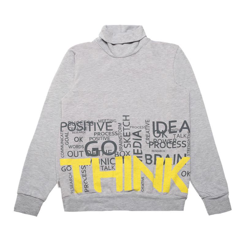 Водолазка детская хлопковая для мальчика Gabbi SV-19-39 Кулбой 128 см Серый (11864)