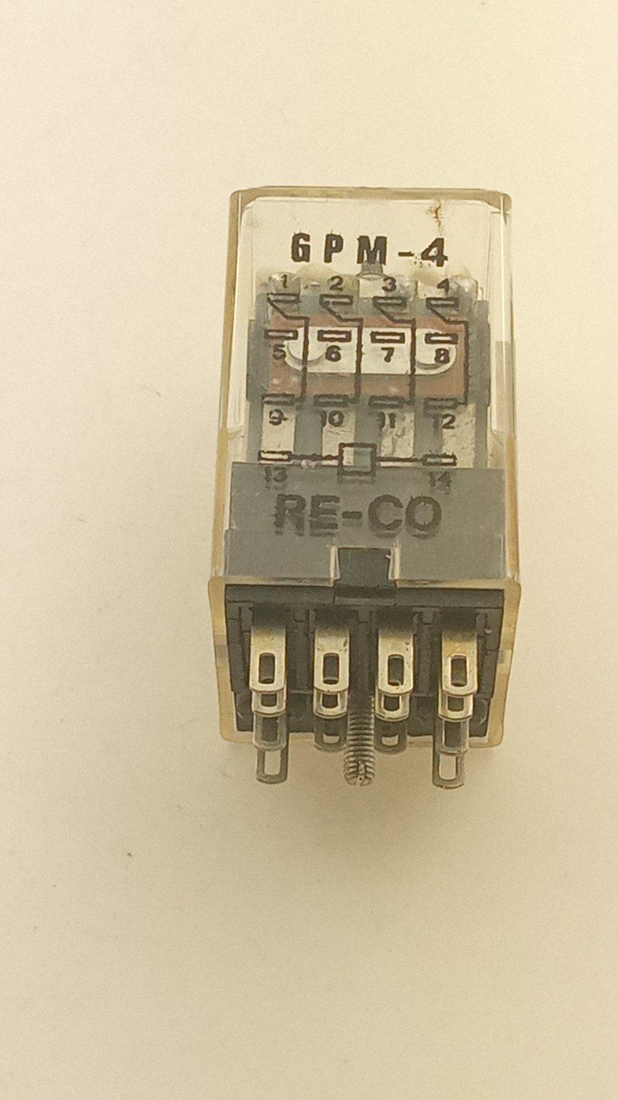 Реле GPM-4 RE-CO QC 84VDC 3C 3A/250VAC 28x21 5x36 мм (23862)