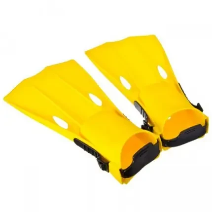 Ласти для плавання Intex гумопластикові S Жовтий (15026843)