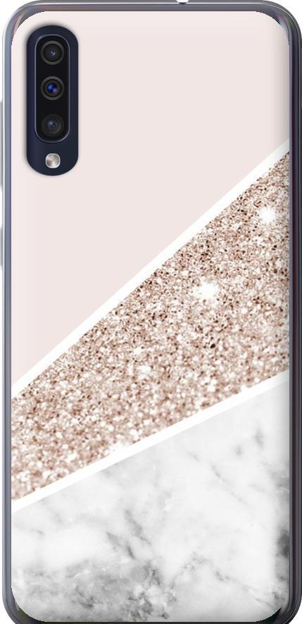 Чехол на Samsung Galaxy A30s A307F Пастельный мрамор (4342u-1804-42517)