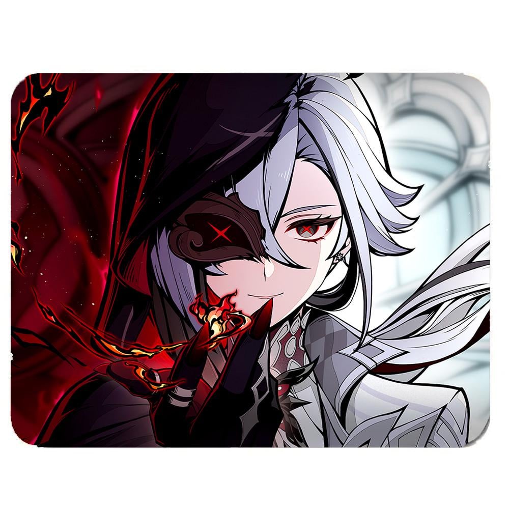 Коврик для мышек Арлекино Геншин импакт Genshin Impact 18х22 см (k263)