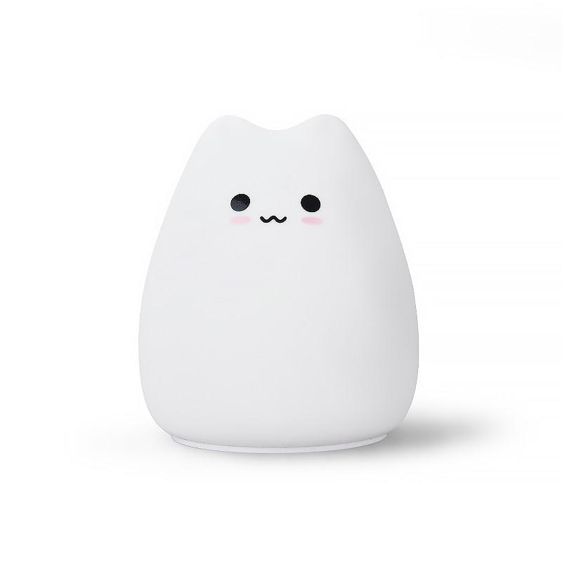 Детский светильник Lesko Little Cat Silicone Light LJC-124 Кот беспроводной силиконовый