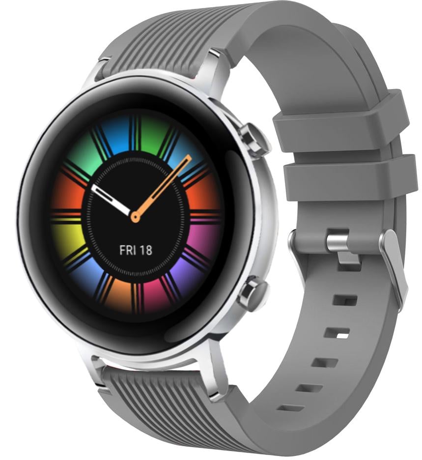 Ремешок Line для Huawei Watch GT 2 42 мм Grey (19425) - фото 1 Ремешок Line для Huawei Watch GT 2 42 мм Grey (19425) - фото 1