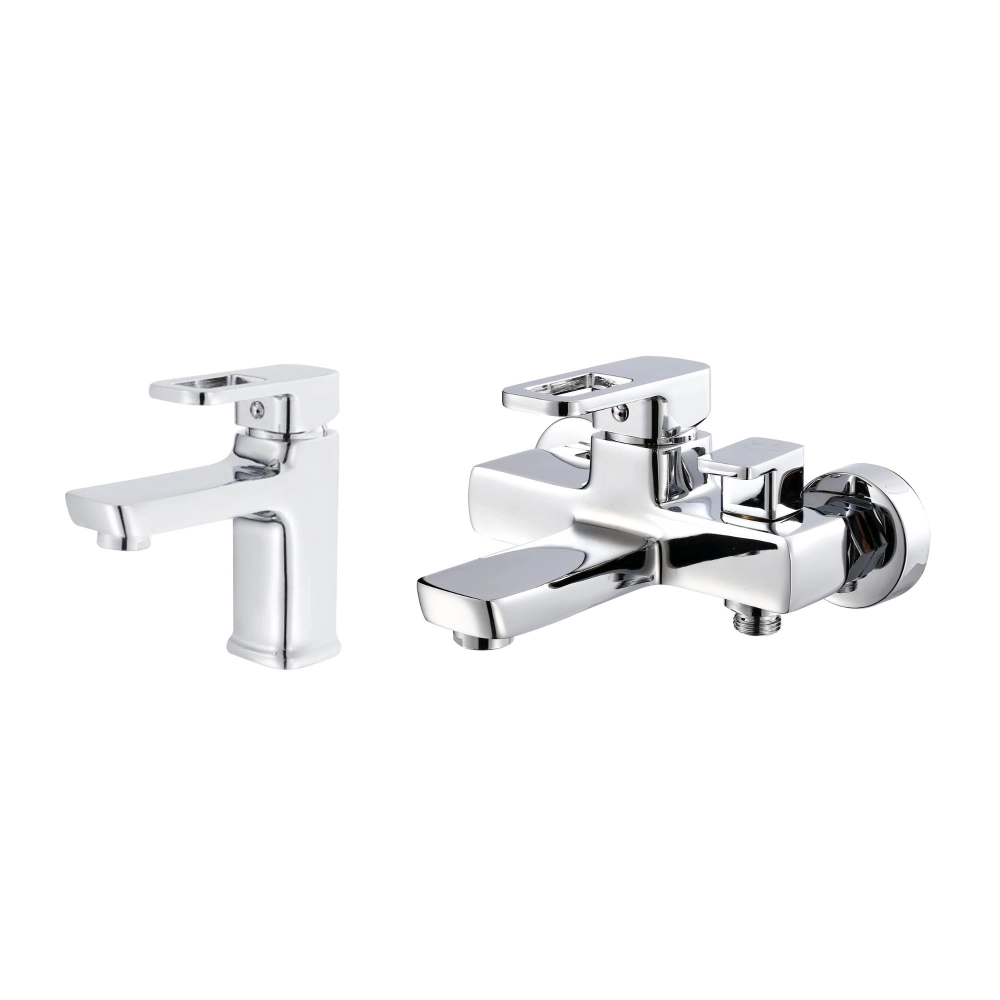 Набір змішувачів Lidz Wawel для раковини/для ванни Chrome (LDWAW001CRM4538746363)