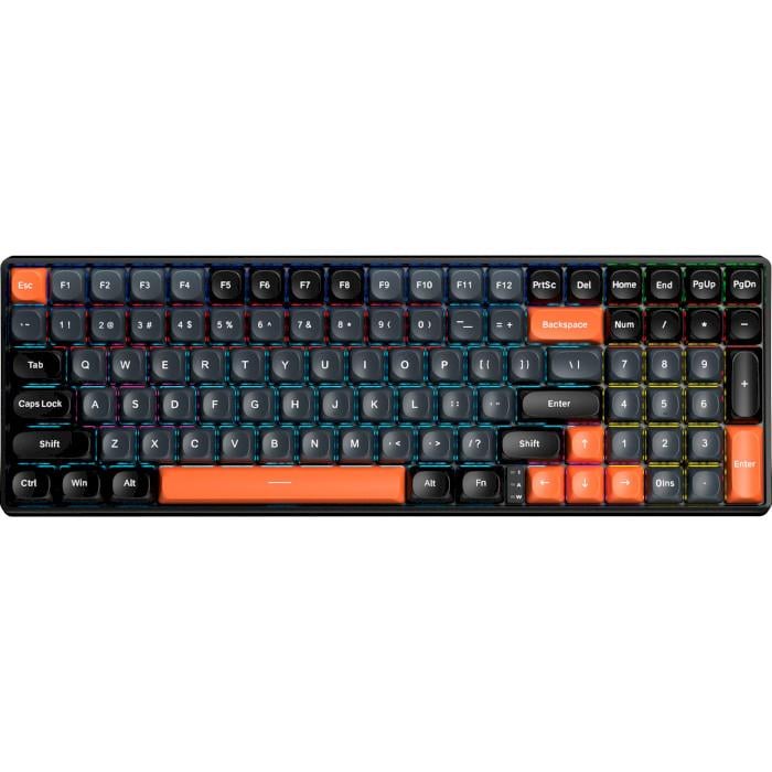 Клавиатура игровая Aula S100 Wired механическая 99 клавиш USB Brown Switch RGB Black (6948391203157)