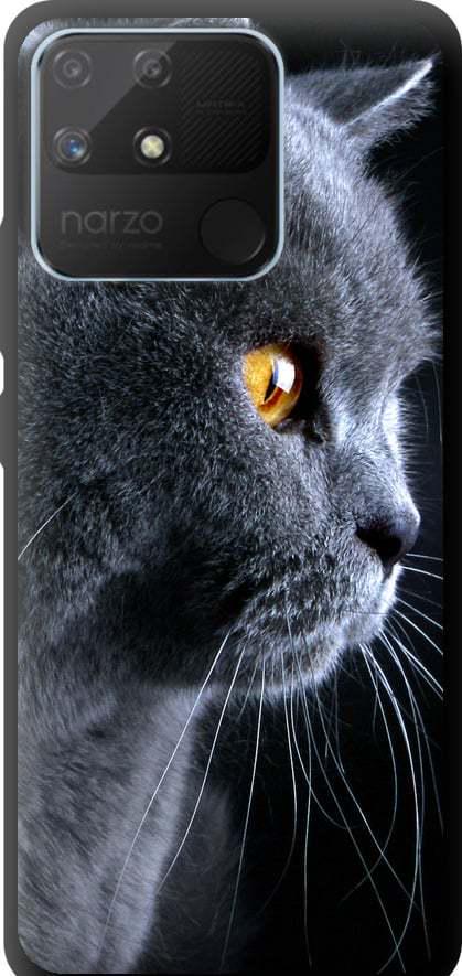 Чехол на Realme Narzo 50A Красивый кот (3038b-2514-42517)