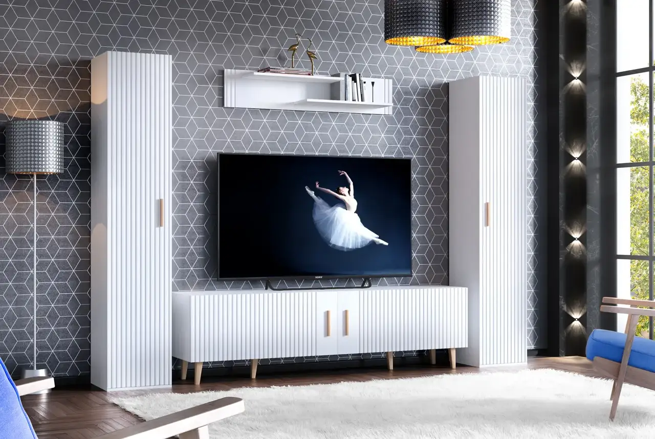 Гостиная комплект Artos Design Verona из ламинированной ДСП/ламинированной МДФ 3 Белый (49314)