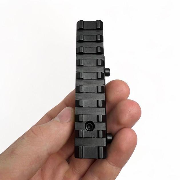 Переходник с ласточкиного хвоста на планку Пикатинни 9 слотов (22430362) - фото 2