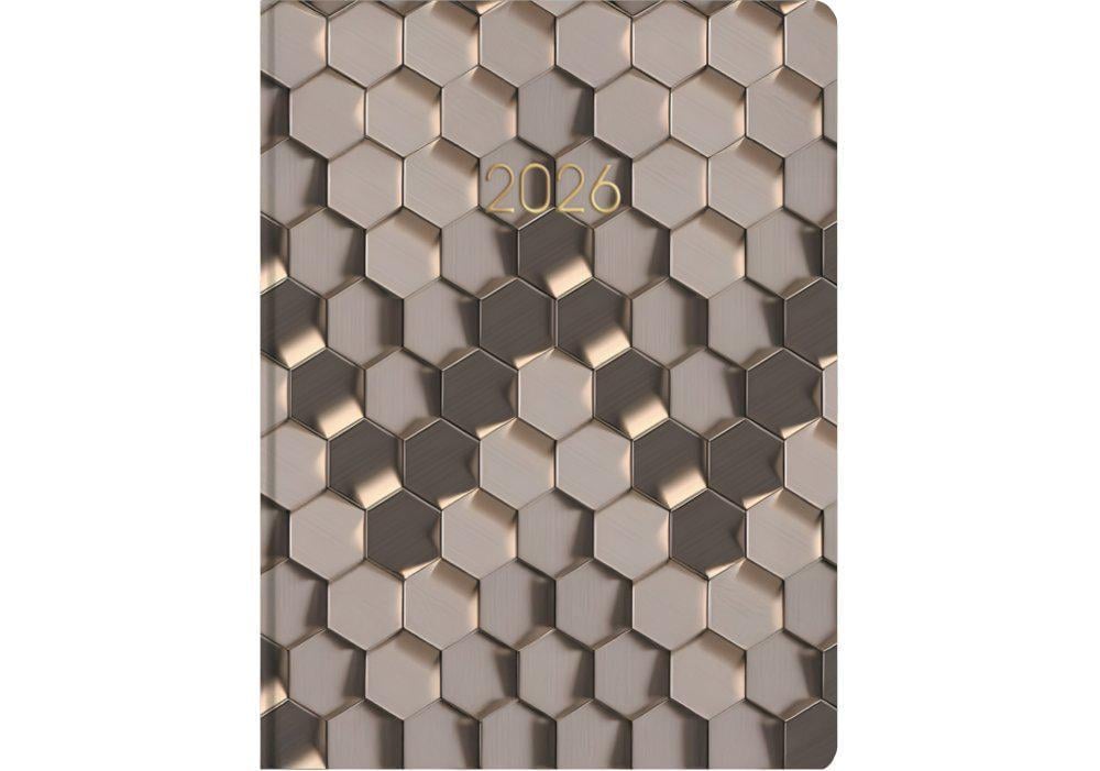 Дневник датированный 2026 Economix Color A5 336 стр. принт (E21858)