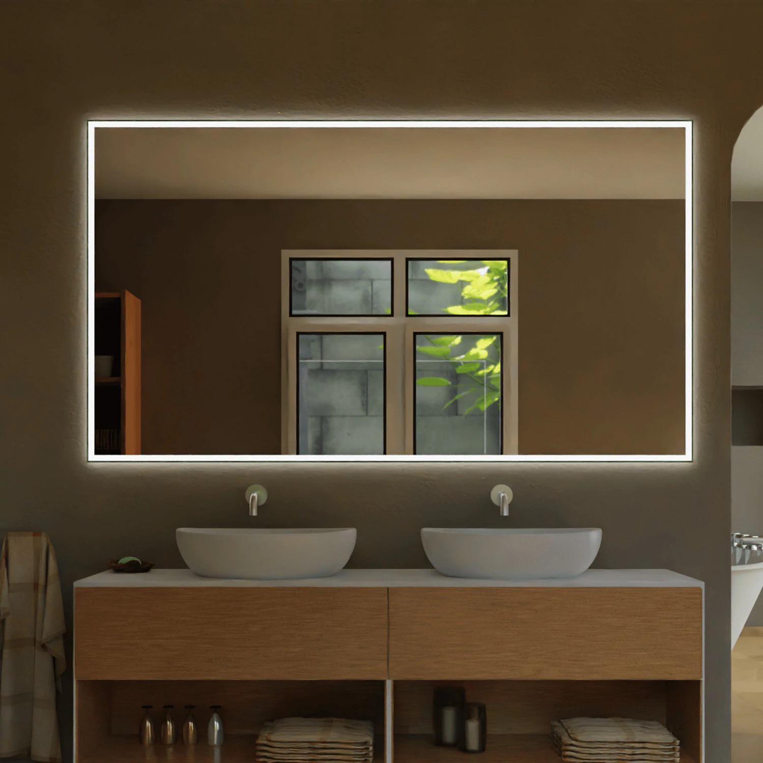 Зеркало Dim Dzerkal COBO с LED-подсветкой 80х120 см (7649)