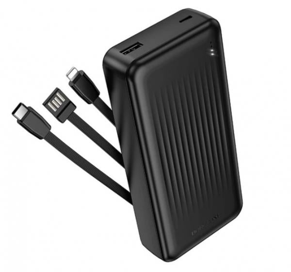 Повербанк Borofone BJ79A Clever 20000 mAh Black (1723440) Повербанк Borofone BJ79A Clever 20000 mAh Black (1723440)