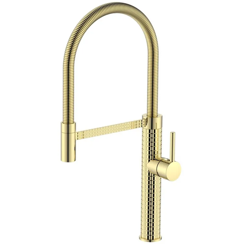 Смеситель для кухни MIXXUS Premium Spark 017 Gold (MI6972)