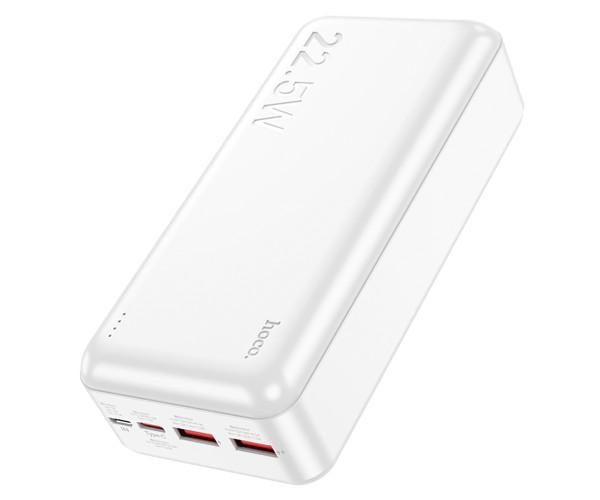 Батарея портативная Hoco J101B Astute Super Fast Charge 22,5W 30000 mAh White