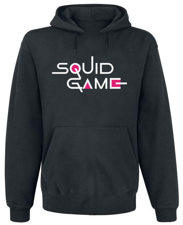 Толстовка без блискавки "Squid Game" Logo XXL Чорний (56426) Толстовка без блискавки "Squid Game" Logo XXL Чорний (56426)