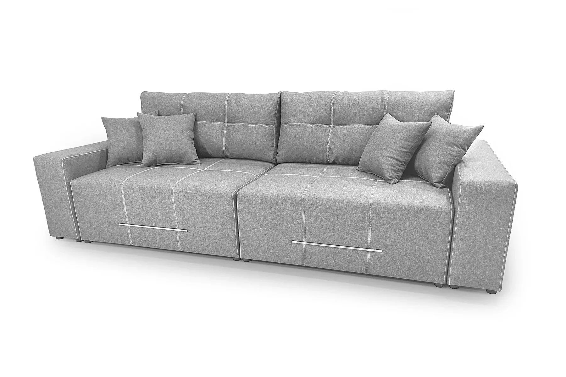 Диван Блисс 290х120 см Светло-серый (25484714)