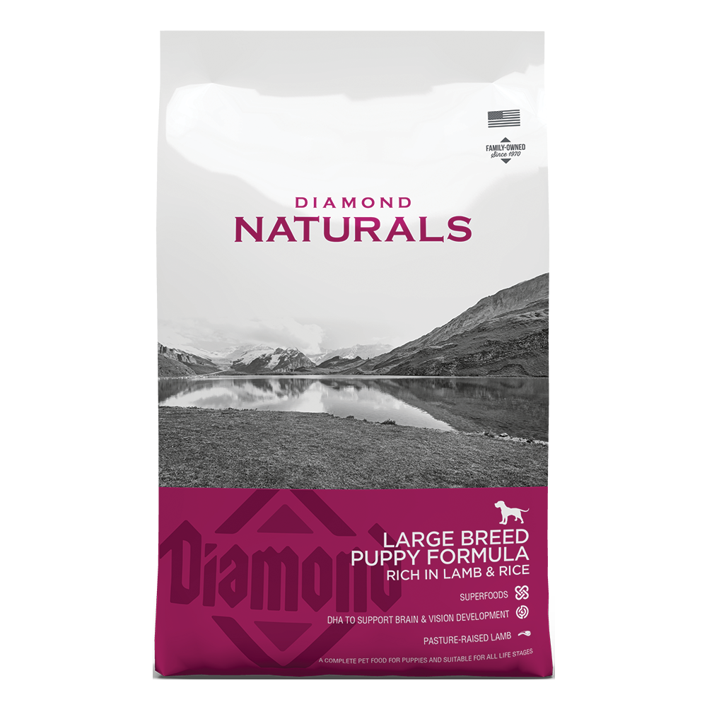 Корм сухой для щенков Diamond Naturals Puppy Large Breed Lamb&Rice 15 кг (24390063)
