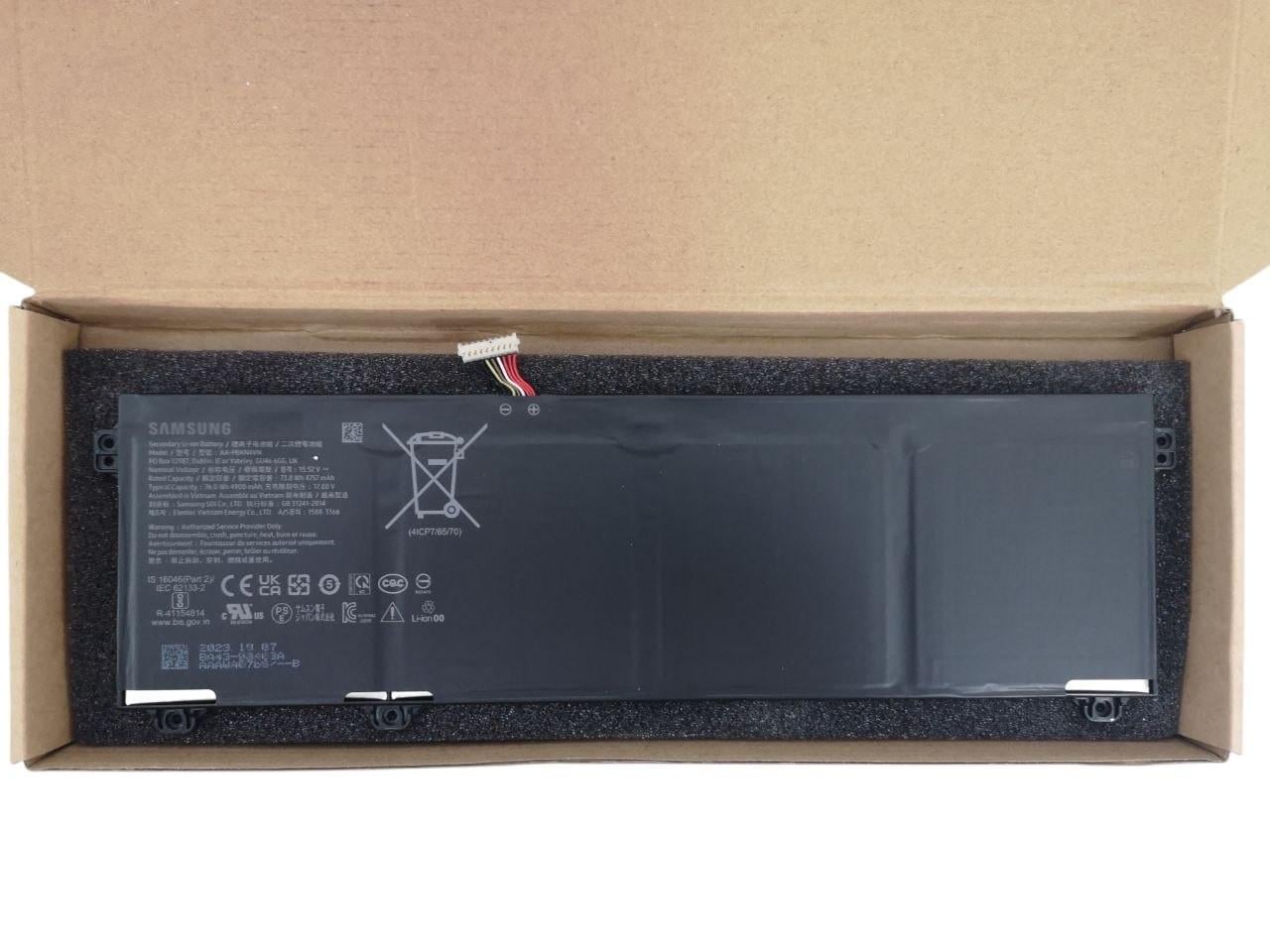 Аккумулятор для Samsung Galaxy Book 3 Ultra 16/NP960XFH/AA-PBKN4VN 4900mah 76Wh (36933715)