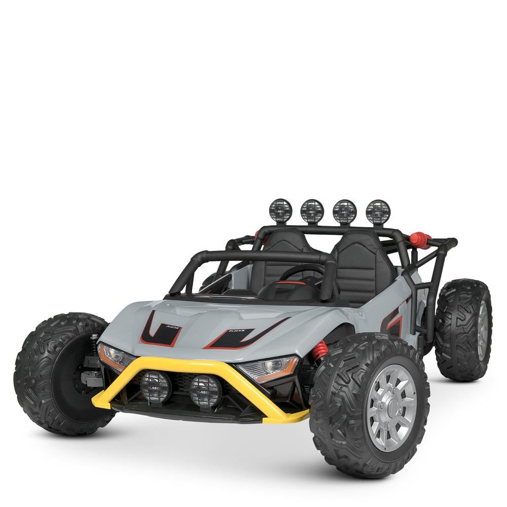 Електромобіль дитячий Bambi Racer JS3168EBLR-11 баггі двомісний 24V Сірий (14982213) - фото 1