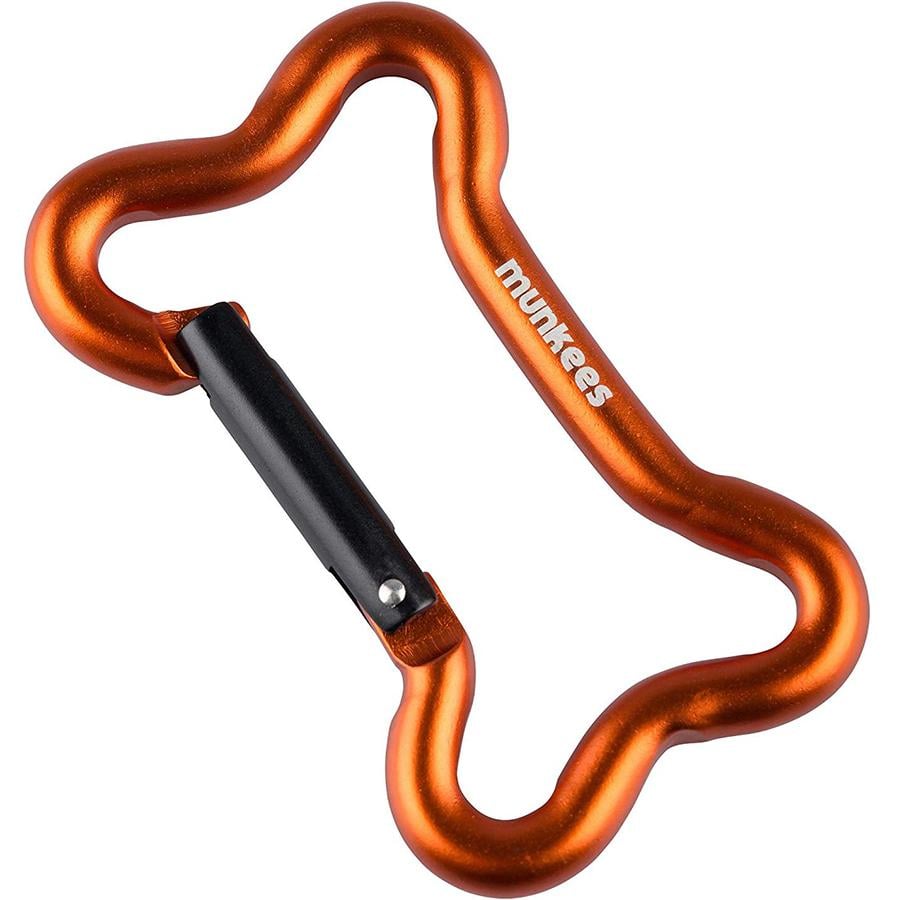 Карабин Munkees Dog Bone Orange (3258)