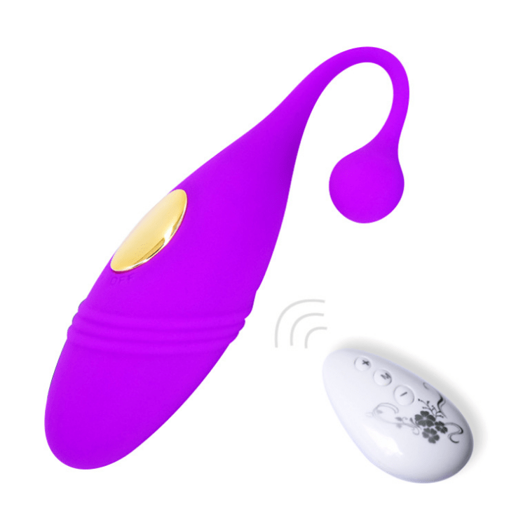Виброяйце с дистанционным управлением USB Фиолетовый (purple_OL_EG11)