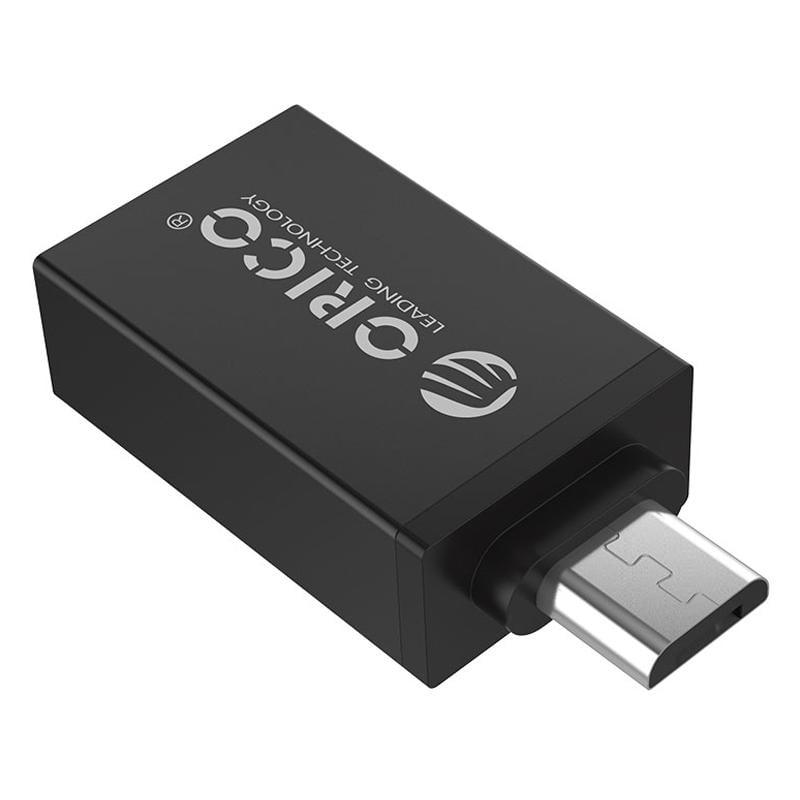 Адаптер OTG Orico CBT-UM01-BK Micro USB до USB 3.0 Чорний - фото 1