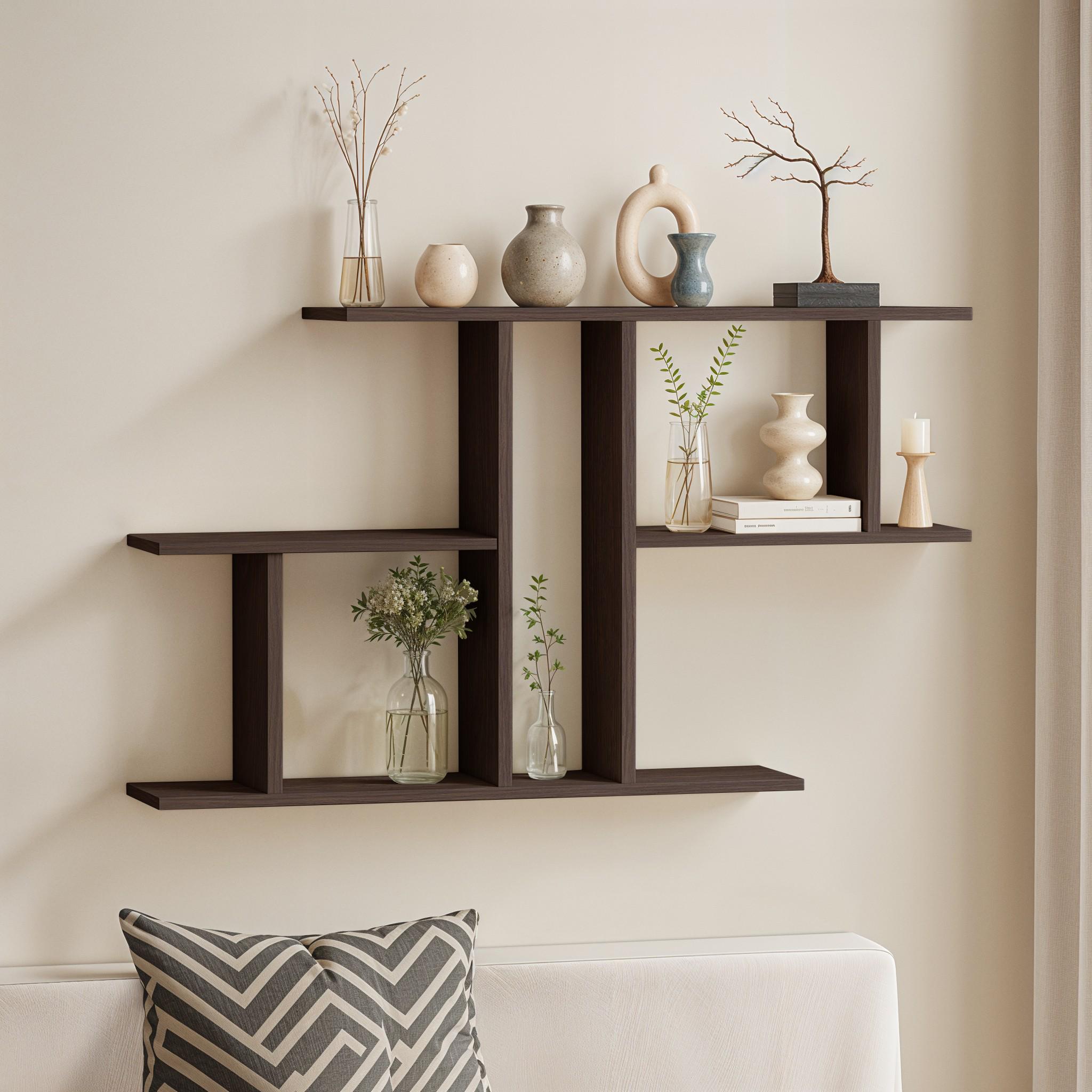 Полка навесная FT-8 1048х180х600 мм Венге Магия