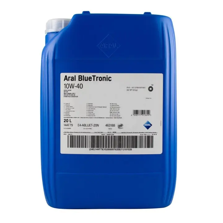 Моторное масло ARAL BlueTronic II 10W-40 20 л (14af79)
