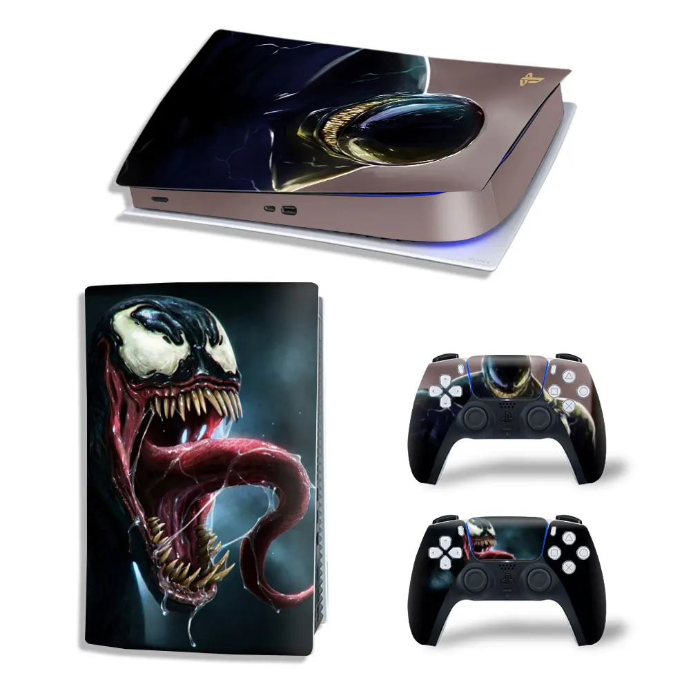 Виниловая наклейка для Sony PlayStation PS5 Venom Aggressive 360