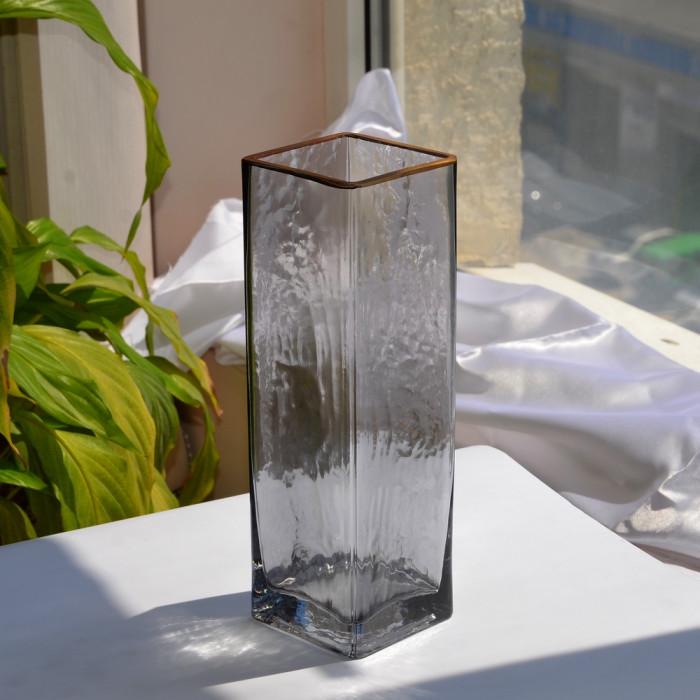 Ваза Art Diva ZG355 с золотым ободком 25х8х8 см (DR000655) Ваза Art Diva ZG355 с золотым ободком 25х8х8 см (DR000655)