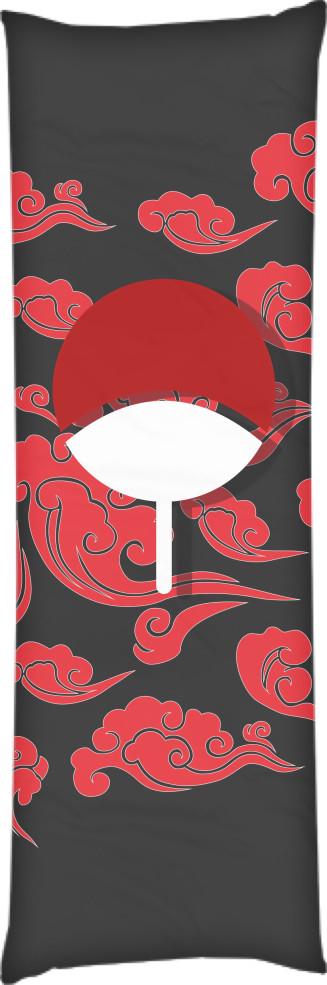 Подушка дакимакура Учиха Uchiha Naruto 40x100 см (13545810)