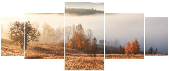 Картина-обогреватель модульная Monocrystal Сонная Лощина инфракрасная на холсте 220 V 1000 W