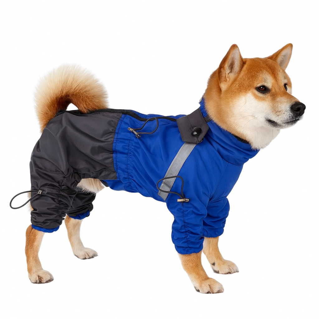 Дождевик для собак мальчиков Diego Rain New р. 3 Сине-серый (124181866)