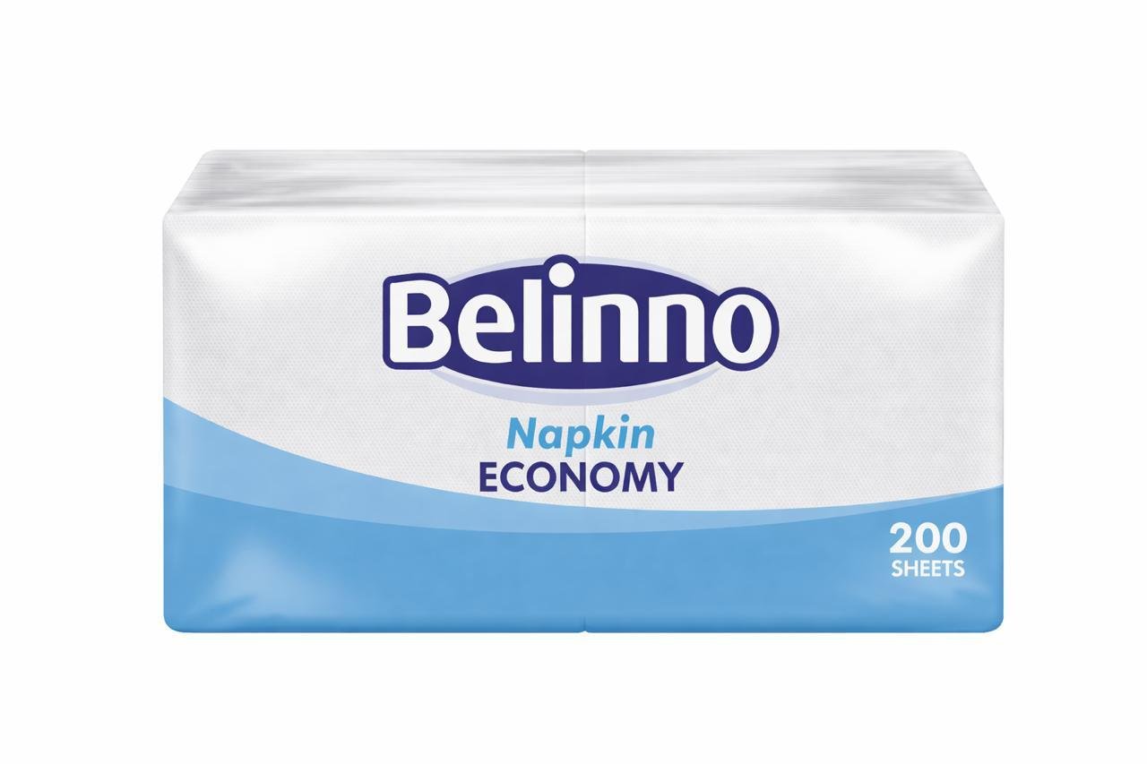 Салфетки Belinno Economy однослойные 200 шт. (32526711)