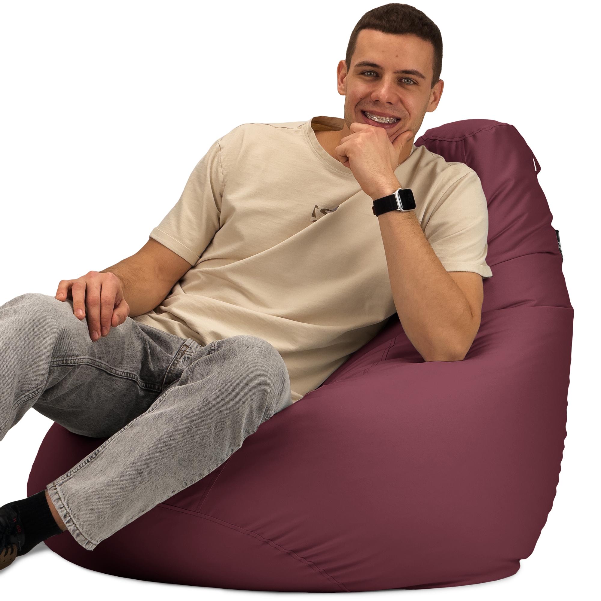 Кресло-мешок Студия Комфорта Груша оксфорд флекс 120х85 см Бордовый (9012215) - фото 2 Кресло-мешок Студия Комфорта Груша оксфорд флекс 120х85 см Бордовый (9012215) - фото 2