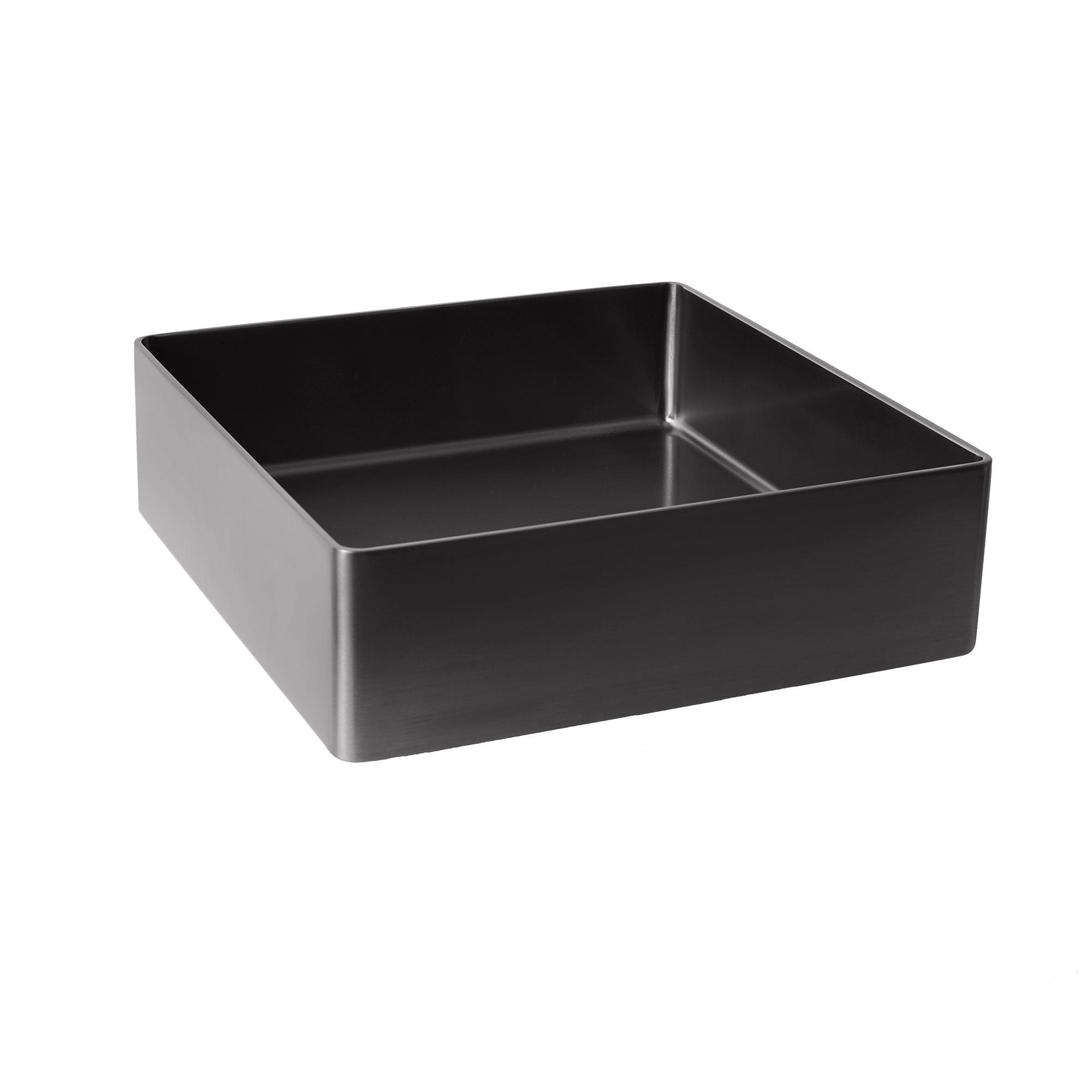 Умывальник Platinum Handmade PVD 400x400 мм Черный - фото 2 Умывальник Platinum Handmade PVD 400x400 мм Черный - фото 2