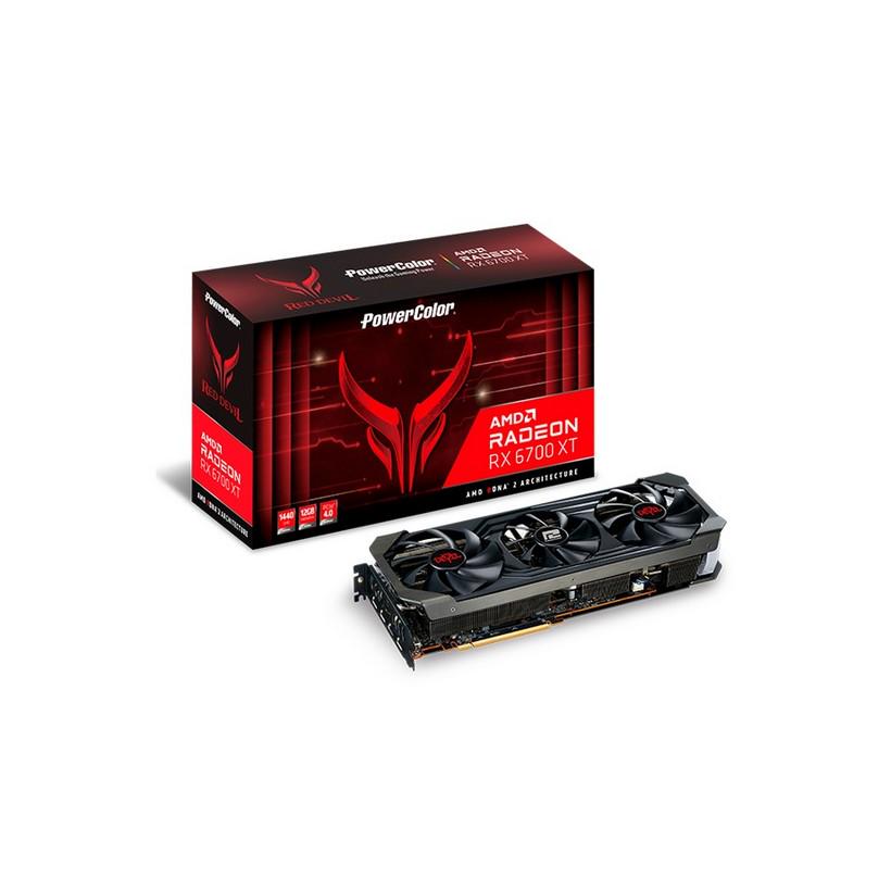 Відеокарта PowerColor AMD Radeon RX 6700 XT 12 GB GDDR6 Red Devilr (AXRX 6700XT 12GBD6-3DHE/OC) - фото 4