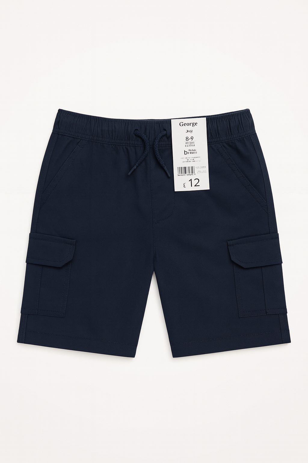 Шорты детские котоновые George для мальчика 146-152 см Темно-синий (127343)