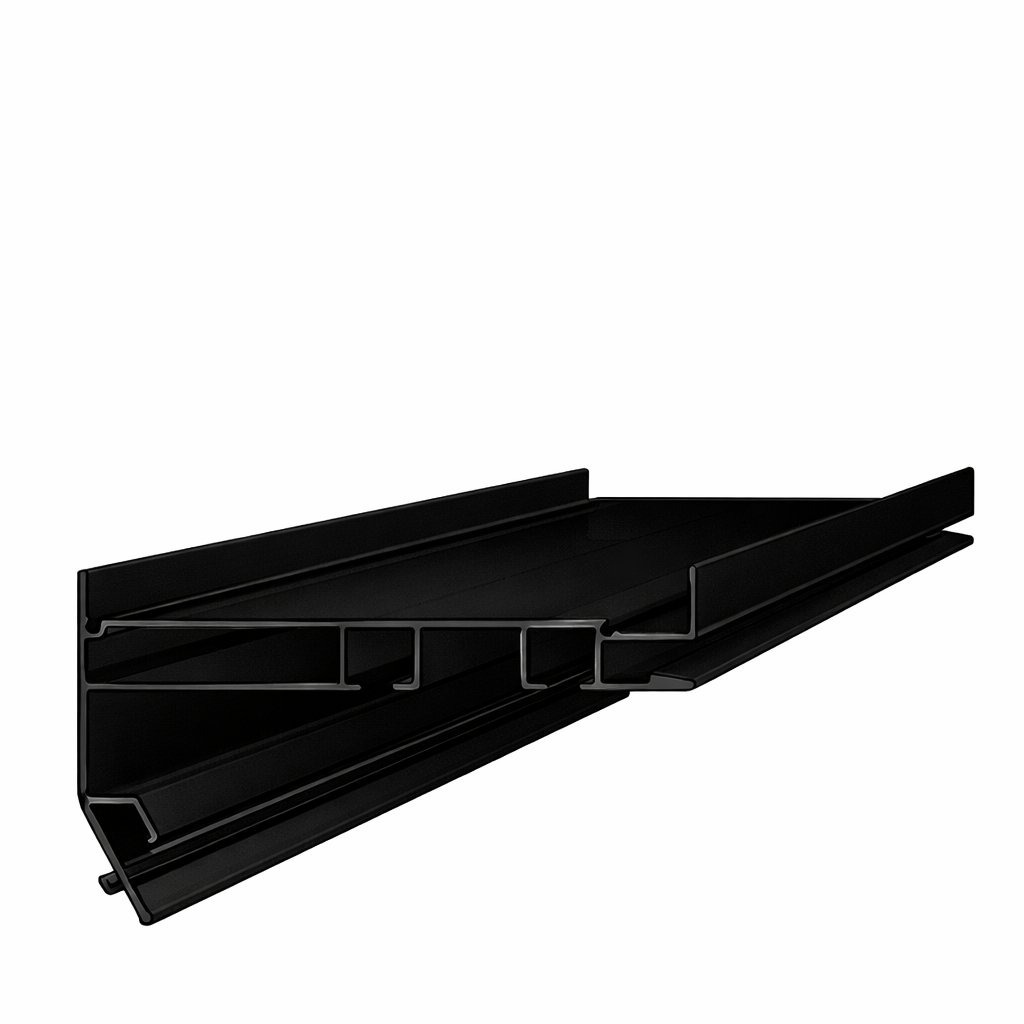 Профиль-карниз ArtPRO ArtLine для натяжных потолков алюминиевый 2,5 м Черный (25.2202,5 мЧ)